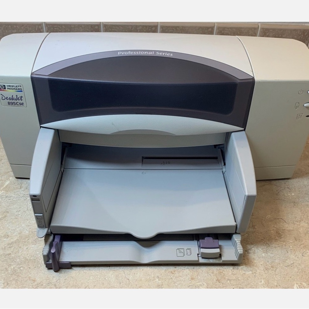 HP DeskJet 895Cse Color Inkjet Printer - Picture 4 of 4